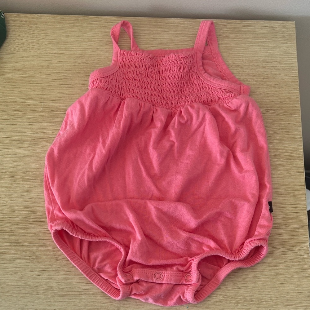 Kyte baby smocked bubble romper